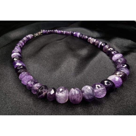 JAY KING 925 Sterling Silver Genuine Amethyst Necklace - Picture 4 of 5